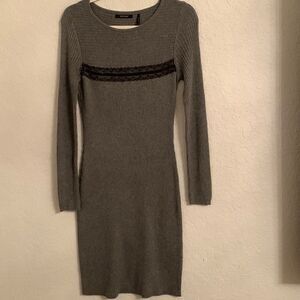 Faust Fuentes Bodycon Gray Dress Size S